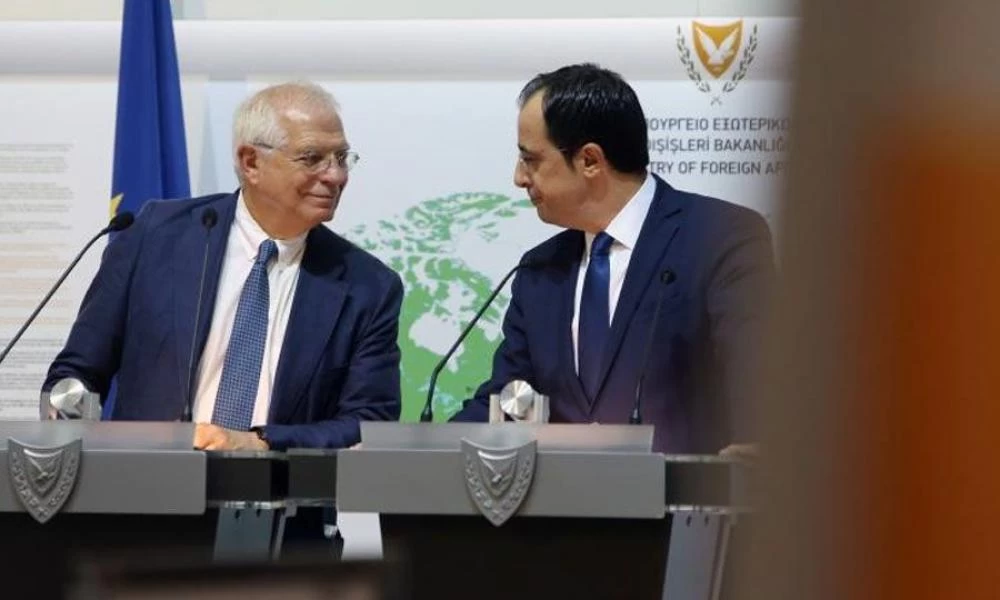 Τηλεφωνική επικοινωνία Χριστοδουλίδη με τον ύπατο εκπρόσωπο της ΕΕ